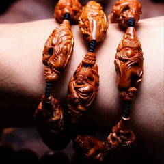 THE EIGHTEEN GUARDIANS — HAND-CARVED STORY BRACELET