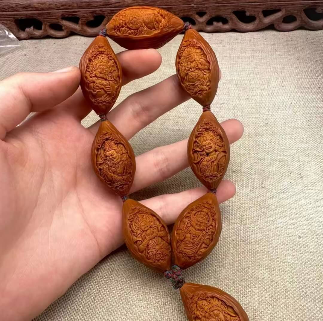 THE EIGHT TREASURES — HAND-CARVED GUARDIAN BRACELET