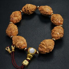 The Eight Wisdom Kings — Hand-Carved Guardian Bracelet