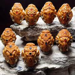 GANESHA — HAND-CARVED GUARDIAN BRACELET