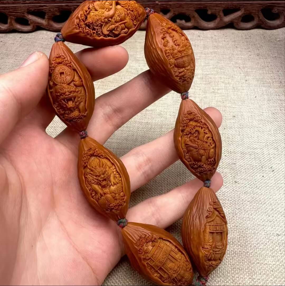 THE EIGHT TREASURES — HAND-CARVED GUARDIAN BRACELET