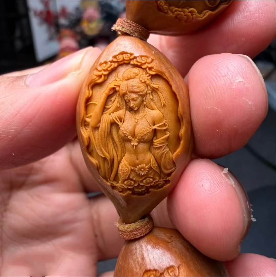 THE LADY & THE LANDSCAPE — HAND-CARVED STORY BRACELET
