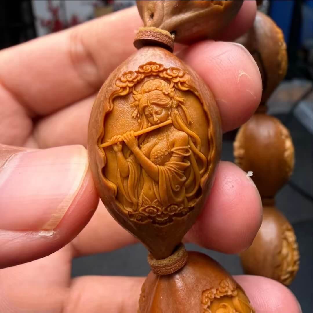 THE LADY & THE LANDSCAPE — HAND-CARVED STORY BRACELET